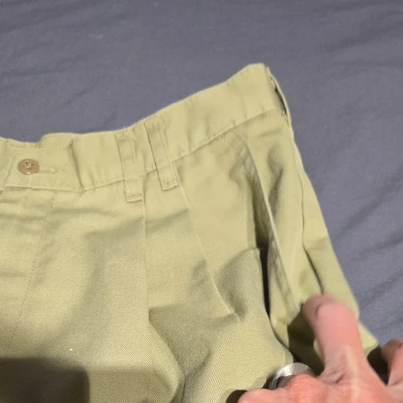 Dickies Women's Straight Leg Pants in Light Yellow - Picture 4 of 13